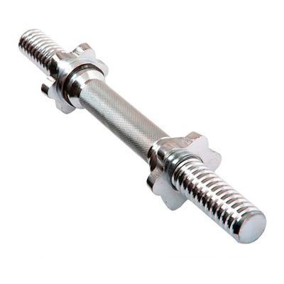 Imagen 2 del producto Mancuerna Maciza Cromada Con Tuercas Por Unidad