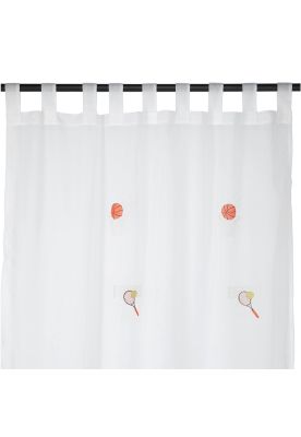 Cortina Velo Bordado Jx 140X230 Balones