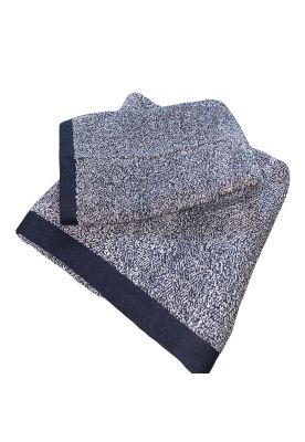 Set 2 Toallas Two Tone 500g Azul