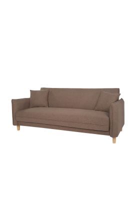 Imagen 2 del producto Sofa Cama 3 Cuerpos Ribe Color Chocolate