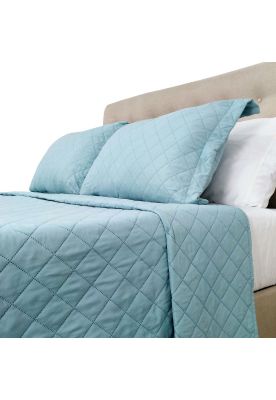 Imagen 2 del producto Cubrecama Microfibra Ultrasonic Liso King Verde Menta