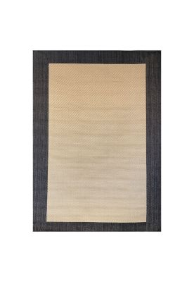 Alfombra 240 X 340 Color Block Beige Negro