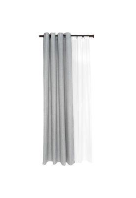 Set Cortinas 6P Corcovado 140X220 Cm Gris Marengo