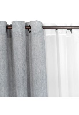 Imagen 2 del producto Set Cortinas 6P Corcovado 140X220 Cm Gris Marengo