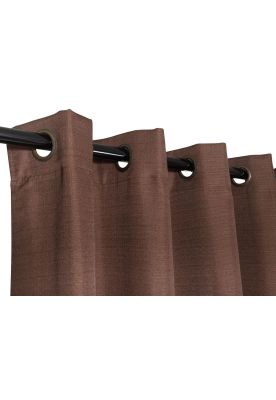 Set Cortinas Continental 140X220 Cm - Café