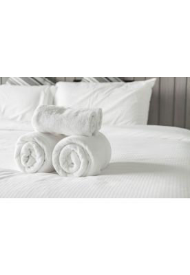 Imagen 2 del producto TOALLA DE BAÑO 500GRS HOTELERA 70X140CM BLANCO