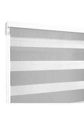 Cortina Duo 120 X 165 Cm Gris Plata