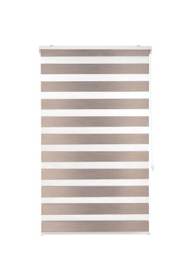 Cortina Duo Blackout 180 X 220 Cm Color Gris Plata