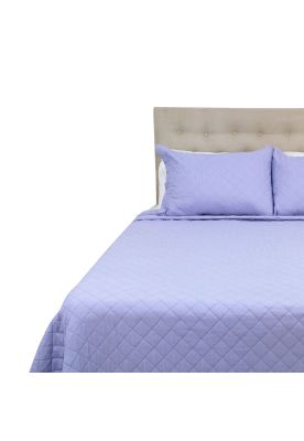 Cubrecama Microfibra Ultrasonic Liso King Lila