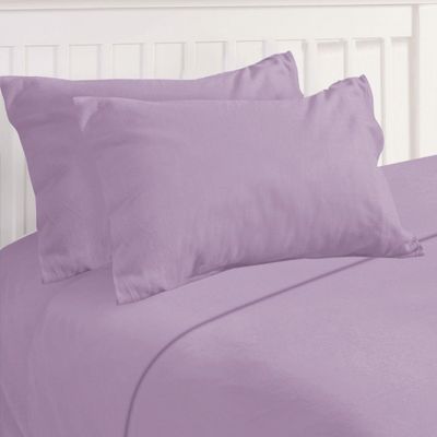 Imagen 2 del producto Sábanas Polar 2 Plazas Color Lila Claro
