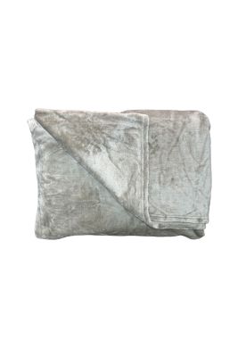 Imagen 1 del producto Frazada hotelera flannel fleece 2 plazas gris plata