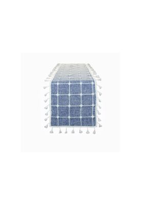 Camino Tassel Square 35X170Cm Color Azul