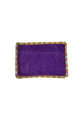 Funda De Flecos Velvet Para Cojín 30 X 45 Cm Violeta