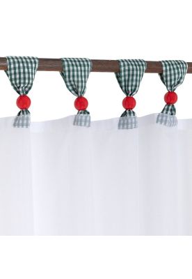 Cortina Velo Cocina Jx 120X135 Cm Hongo