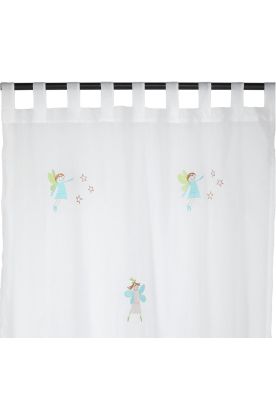 Cortina Velo Bordado Jx 140X230 Hadas