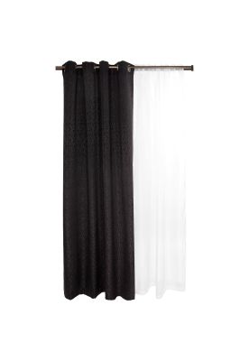 Imagen 1 del producto Set Cortinas 8P Natales 140X220 Color Negro