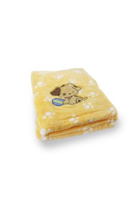 Manta Infantil Bordada 76X100 Cm Perrito