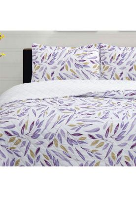 Imagen 2 del producto Cubrecama Micro Sherpa Hojas De Invierno 1.5P