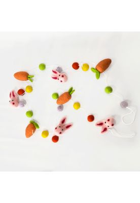 Imagen 2 del producto Guirnalda Conejo De Pascua Fieltro 200cm Dsn2012