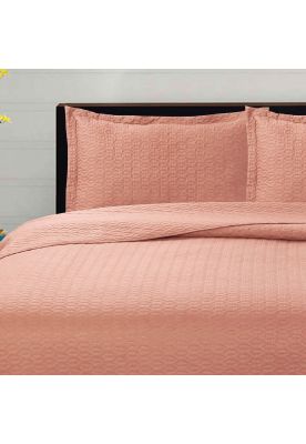 Imagen 2 del producto Cubrecama Liso Ultrasonic Diamont 2.5P Color Coral