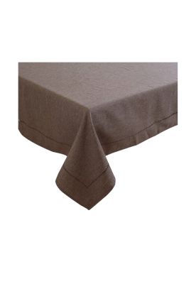 Mantel Liso Laser Cut 160X250Cm Color Café