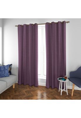 Imagen 2 del producto Set Blackout 2P Termico Textura 140X220  Morado