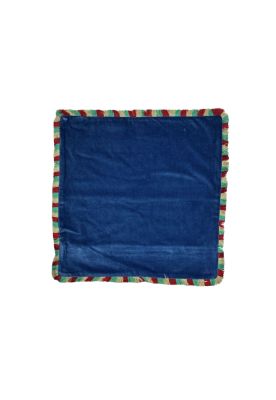 Funda De Flecos Velvet Para Cojín 50 X 50 Cm Azul