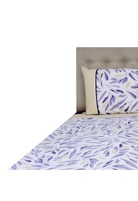 Imagen 2 del producto Sábanas 144H Estampadas Flores De Invierno Moradas King