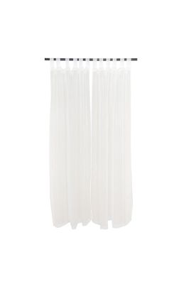 Imagen 2 del producto Set Cortina Velo Liso Presilla 145x230 Cm - Marfil