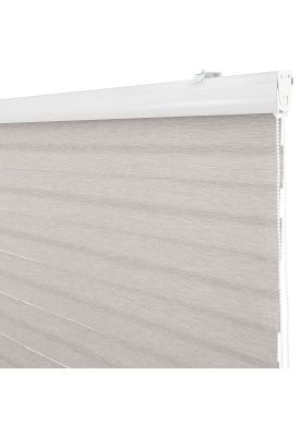 Imagen 2 del producto Cortina Duo Con Cenefa Premium 150 X 240 Cm Gris Plata