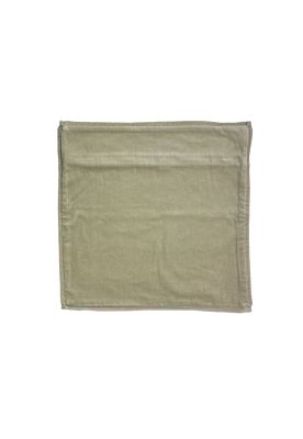 Funda lisa velvet para cojín 50 x 50 cm natural