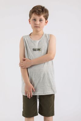 Teen Polera Sm Urbn Gris Gangster