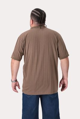 Imagen 2 del producto Plus Polera Cuello Textura Brixton Café