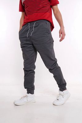 Pantalon Jogger Canvas Over Gris Gangster
