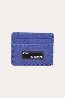 Billetera Deluxe Tarjetero Azul Gangster