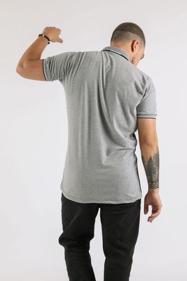 Imagen 2 del producto Polera Polo Academy Gris Gangster
