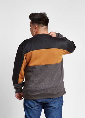 Imagen 2 del producto Plus Poleron Crew Chest Negro Gangster