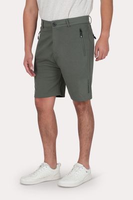 Short Bermuda Jogger Liso Comfort Gris Gangster