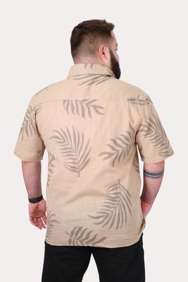 Imagen 2 del producto Plus Camisa Mc Algodón Meio Café Gangster