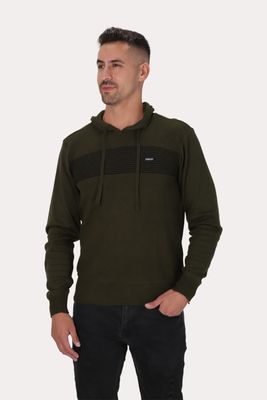 Tejido Etch Oliva Oscuro Gangster