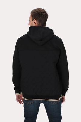 Imagen 2 del producto Plus Poleron Hibridas Patchwork Negro Gangster