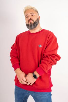 Imagen 2 del producto Polerón Crew Fleece Crucial Rojo Gangster