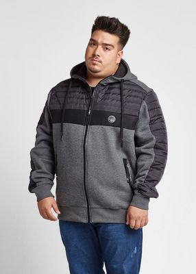 Plus Chaqueta Híbrida Monumental Negro Gangster