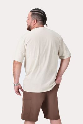 Imagen 2 del producto Plus Polera MC Basica Union Sq Beige