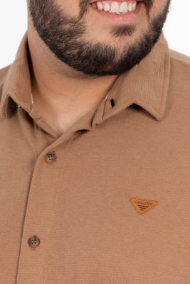 Imagen 2 del producto Plus Camisa Camisa Textura Mont Café