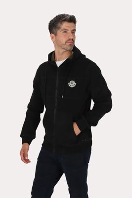 Poleron Full Zipper Nordvik Negro Gangster