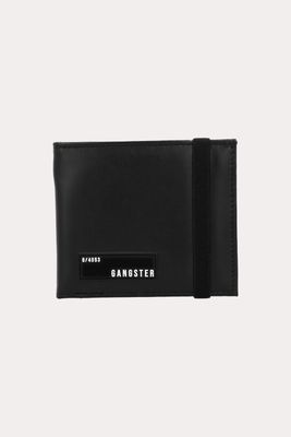 Billetera Deluxe Con Elastico Pu Negro Gangster