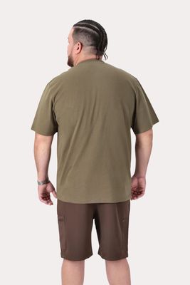 Imagen 2 del producto Plus Polera MC Basica Colombus Verde Militar
