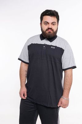 Plus Polera Cuello Academy Gris Gangster