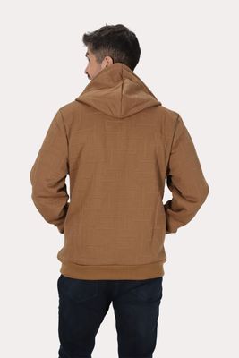Imagen 2 del producto Poleron Full Zipper Jacquard Sherpa Astro Cafe Gangster